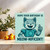 Funny Cat Robot Birthday Card - Hope Your Birthday Is Meow-nificent! 145mm x 145mm, Humorous Pun, Includes Kraft Envelope