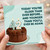 42nd Birthday Card, Funny Cake Design