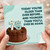 75th Birthday Card, Funny Age 75 Birthday Card with Chocolate Cake and Humorous Message