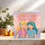 Besties For Life Friendship Card - Same Team, Same Magic - Cute Best Friend BFF Card - Square 145mm x 145mm - Birthday or Just Because, Includes Kraft Envelope