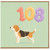 108th Birthday Card, Cute na Balloon Number Card