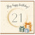 21st Birthday Card, Big Happy Birthday Card for 21 Year Old