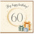 60th Birthday Card, Big Happy Birthday 60 Card with Gift Boxes