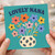 Lovely Nana Floral Birthday Card - Colourful Flowers Vase Design for Grandma - Cute Greeting Card for Nan