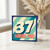 37th Birthday Card, Fabulous 37 Years Retro Style Greeting Card