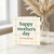 Happy Mother's Day Card - Have a Truly Wonderful Day, Modern Grid Design - Mum Card for Mothering Sunday - Elegant Greeting with Envelope