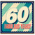 60th Birthday Card, Fabulous Years Card