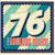 76th Birthday Card, Fabulous Years Retro 76 Birthday Card