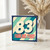 83rd Birthday Card, Fabulous Years Birthday Card