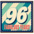 96th Birthday Card, Fabulous 96 Years Retro Style Card
