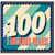 100th Birthday Card, Fabulous Years Card