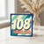 108th Birthday Card, Fabulous Years Retro Birthday Card
