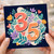 25th Birthday Card, Floral Number 35 Birthday Card