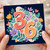 26th Birthday Card, Floral Heart Design