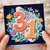 31st Birthday Card, Floral Heart Design