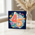 45th Birthday Card, Floral Wreath Design