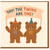 Twins 1st Birthday Card - Cute Bear Party - Yay! The Twins Are One - First Birthday Greeting for Twin Boys or Girls