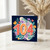 104th Birthday Card, Colourful Floral Number Card