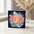 108th Birthday Card, Colourful Floral Heart Design