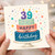 39th Birthday Card, Happy Birthday Cake Card for 39 Year Old