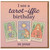 Tarot Birthday Card - I See a Tarot-iffic Birthday - Funny Tarot Cards Design with High Priestess, The Star and The Empress - Pun Humour Card