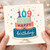 109th Birthday Card, Happy Birthday Cake Design