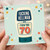 70th Birthday Card, Funny Rude 70th Birthday Card