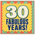 30th Birthday Card, Fabulous Years 30 Card