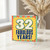 32nd Birthday Card, Fabulous Years Retro Style Card