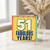 51st Birthday Card, 51 Fabulous Years Card