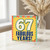 67th Birthday Card, Fabulous Years Retro Style Birthday Card