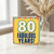 80th Birthday Card, 80 Fabulous Years Card