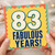 83rd Birthday Card, Fabulous Years Retro Birthday Card