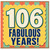 106th Birthday Card, 106 Fabulous Years Card