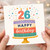 26th Birthday Card, Happy Birthday Cake Design Card