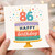 86th Birthday Card, Happy Birthday Cake Design