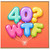 40th Birthday Card, WTF Balloon Design