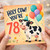 78th Birthday Card, Holy Cow You’re 78 Card