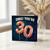 30th Birthday Card, OMG You’re 30 Rose Gold Balloon Design