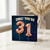 31st Birthday Card, OMG You're 31, Rose Gold Balloon Design