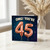 45th Birthday Card, OMG You're 45 Card