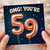 59th Birthday Card, OMG You're 59