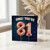 81st Birthday Card, OMG You're 81 Balloon Design