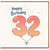 32nd Birthday Card, Happy Birthday Balloon Number 32 Card