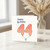 44th Birthday Card, Happy Birthday 44 Balloon Design