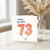 73rd Birthday Card, Happy Birthday Balloon Number 73 Card