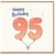 95th Birthday Card, Happy Birthday Balloon Number 95 Card
