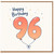 96th Birthday Card, Happy Birthday Balloon Number 96 Design