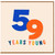 59th Birthday Card, 59 Years Young Birthday Card