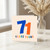 71st Birthday Card, 71 Years Young Card